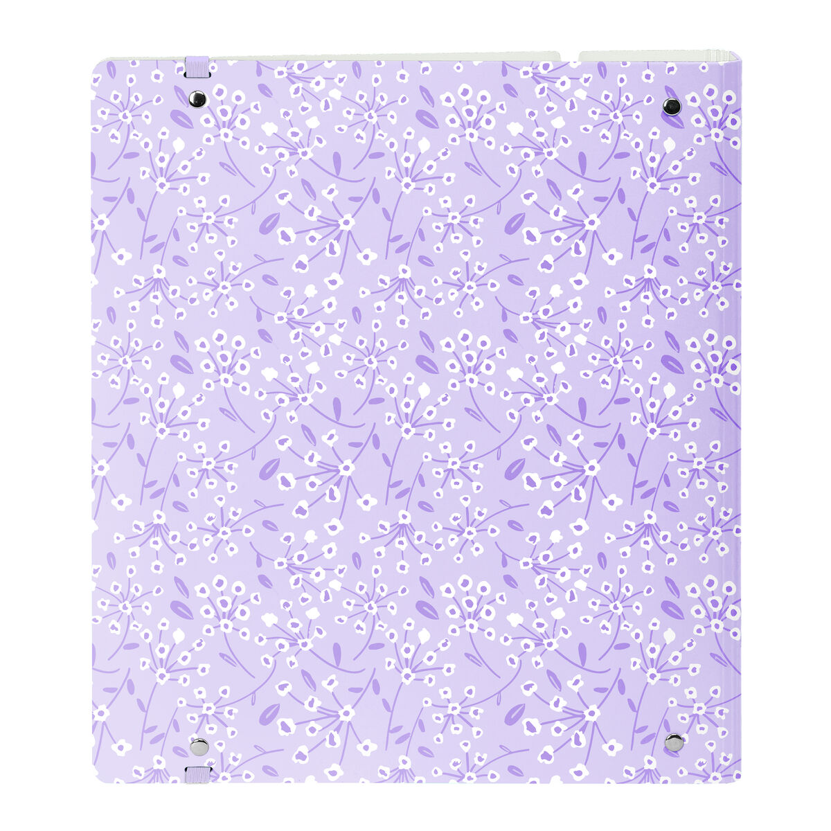 Ringbind Safta Light purple flowers Lilla 27 X 32 X 4 cm